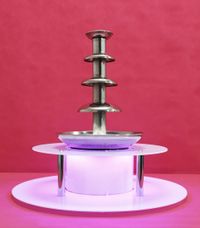 KC ELITTE - Dwupoziomowy podświetlany podest do fontanny czekoladowej, podstawa LED smart