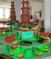 KC ELITTE - Trzypoziomowy Podest LED do fontanny czekoladowej